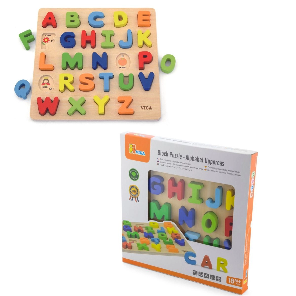 Block Puzzle - Alphabet Uppercas - 3 +