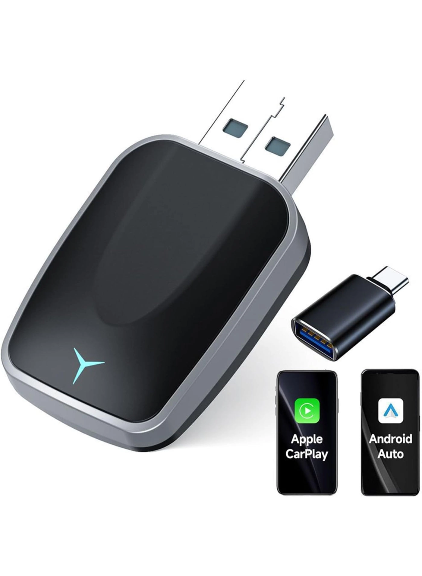 nafas Wireless CarPlay Adapter - 2-in-1 Plug and Play