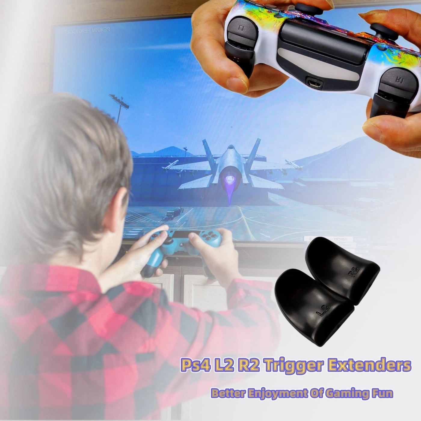 Silicone Skin Cover for Ps4 Controller Bundle