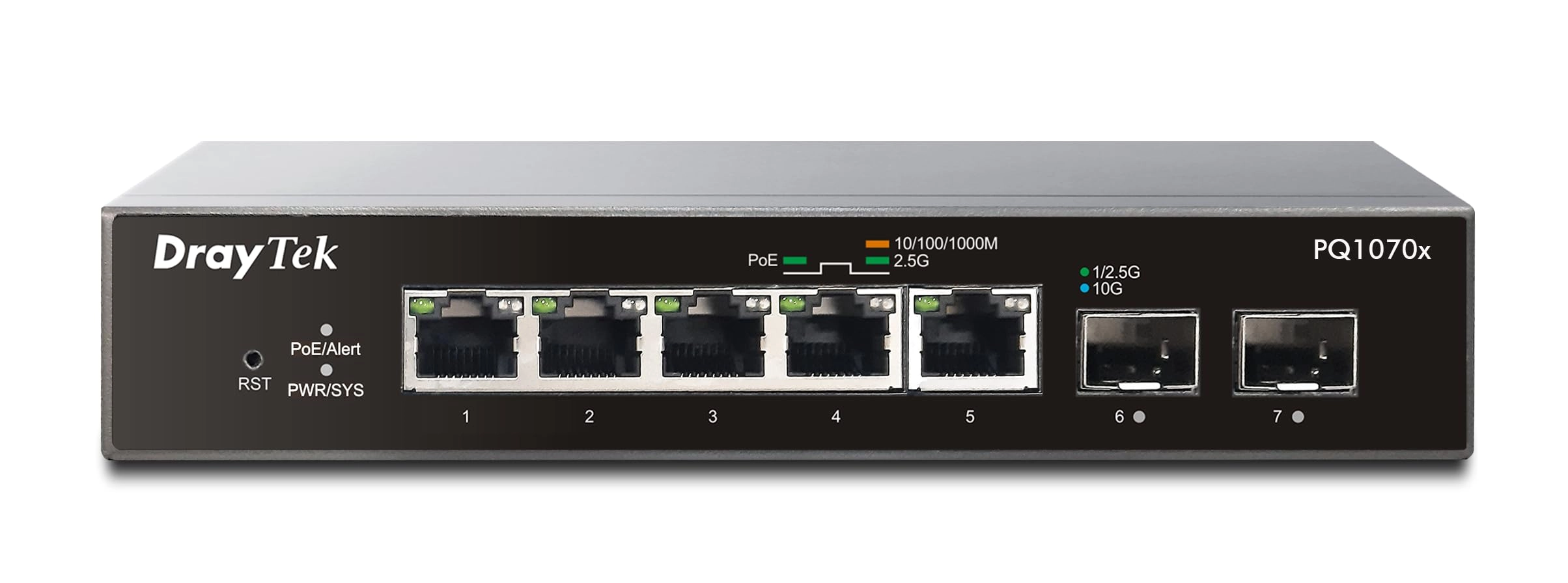 DrayTek VigorSwitch PQ1070x - 7-ports