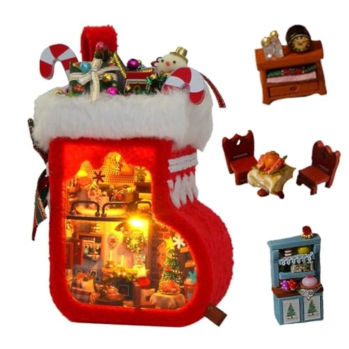 Miniature Wooden Dollhouse Furniture Kit - Creative Room 1:24