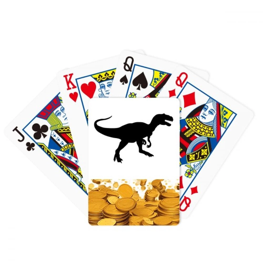 no/no dinosaur bs miniature extinction - Bridge Size 52 playing cards