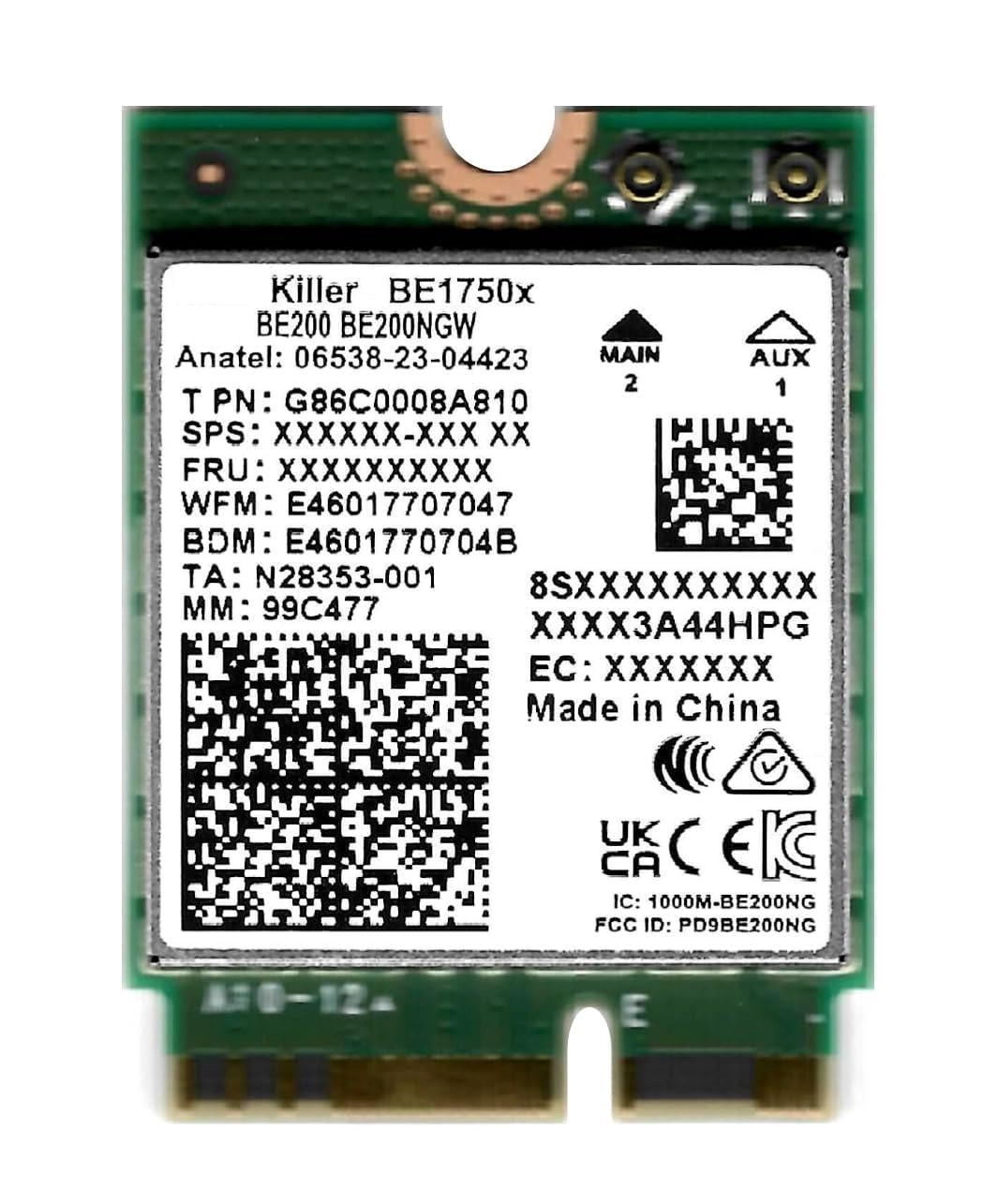 BE201 - TriBand CNVio3 M2 WiFi 7