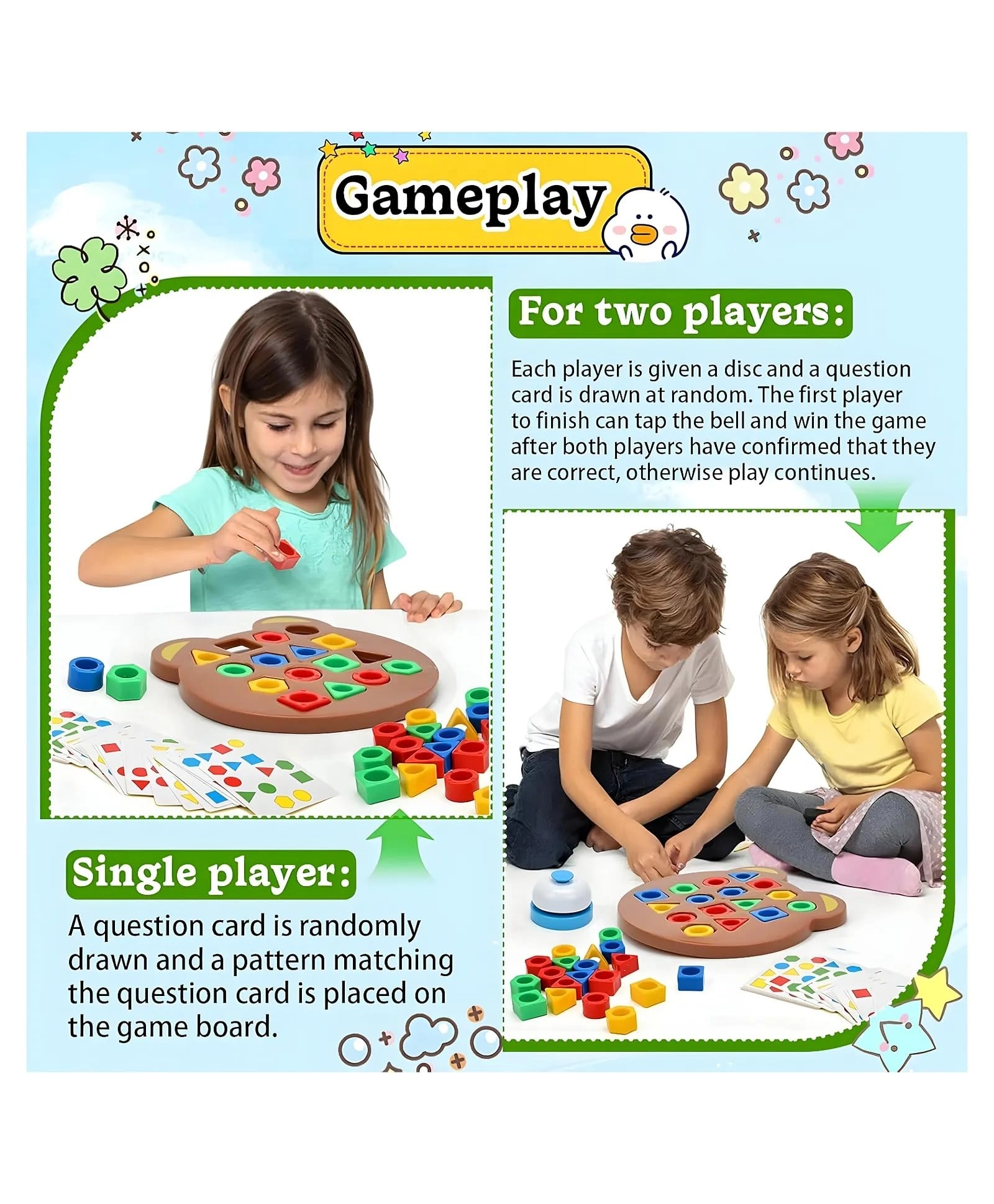 Shape Matching Puzzle Game - 3+