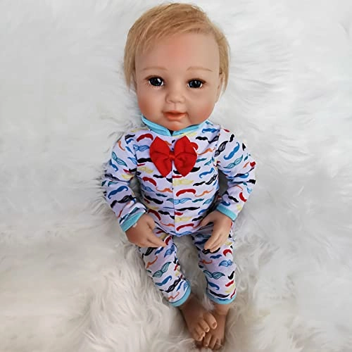 Rebirth Baby Doll - 20 Inch Vinyl Cotton Body Blue Eyes