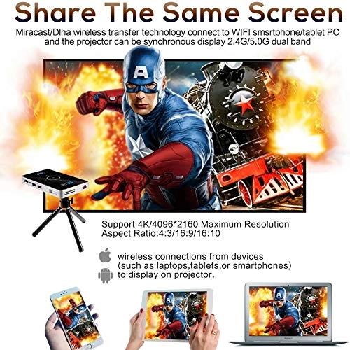 Mini Portable Projector - 100 ANSI lumens 854 x 480