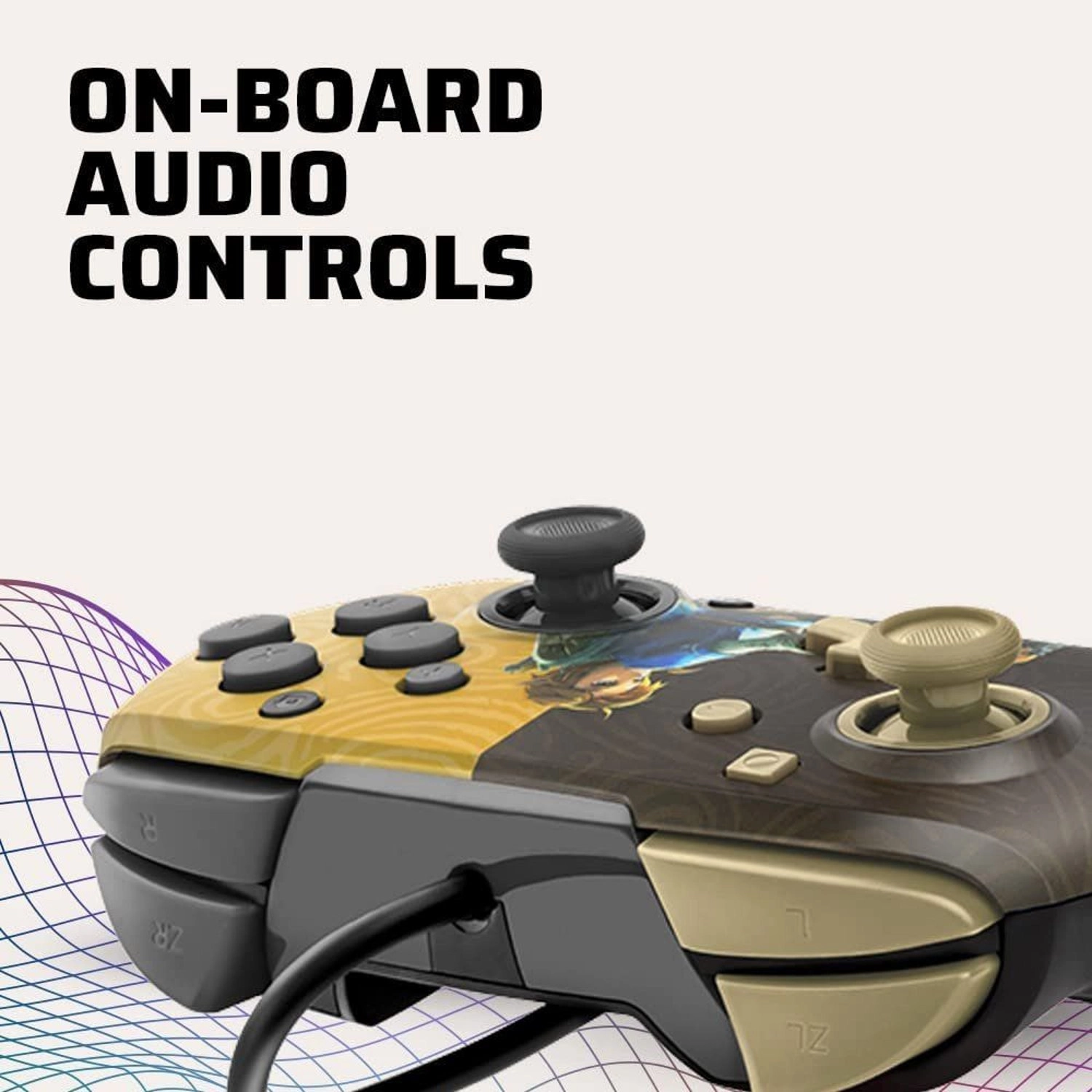 Nintendo Switch Faceoff Zelda Controller Multicolor