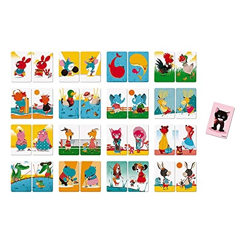 Matching Mistigri Game - 4+ 33 pieces