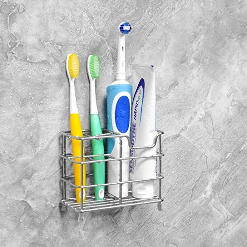 Wall Mount Toothbrush Holder - 5 Slots