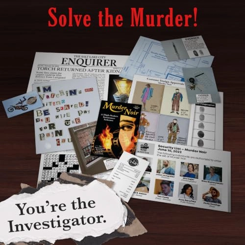 Murder Mystery Party: Case Files Murder Noir
