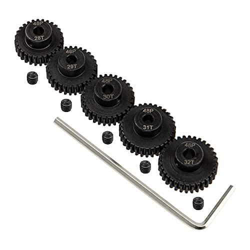 48P pinion gear set - 5Pc 3.175mm 28T-32T