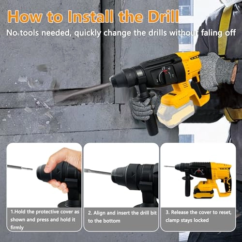 Cordless Hammer Drill - Brushless 3 Mode 20 Volts