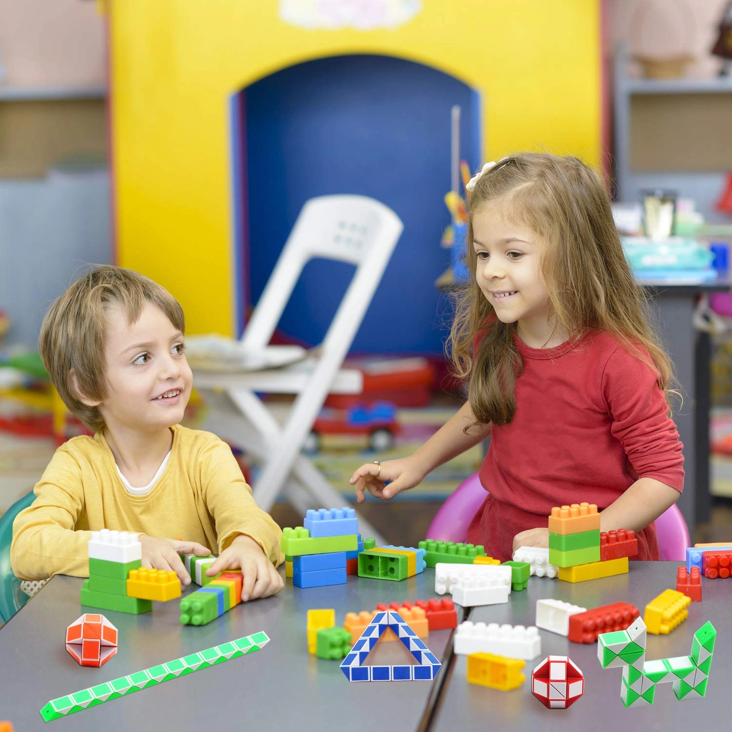 Magic Snake Cube Color Recognition - 24 pieces