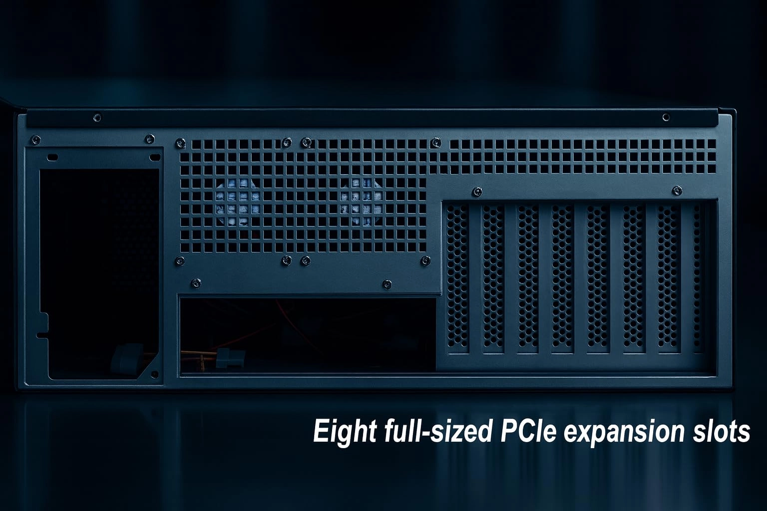 Server Chassis - 4U rackmount 360mm radiator support