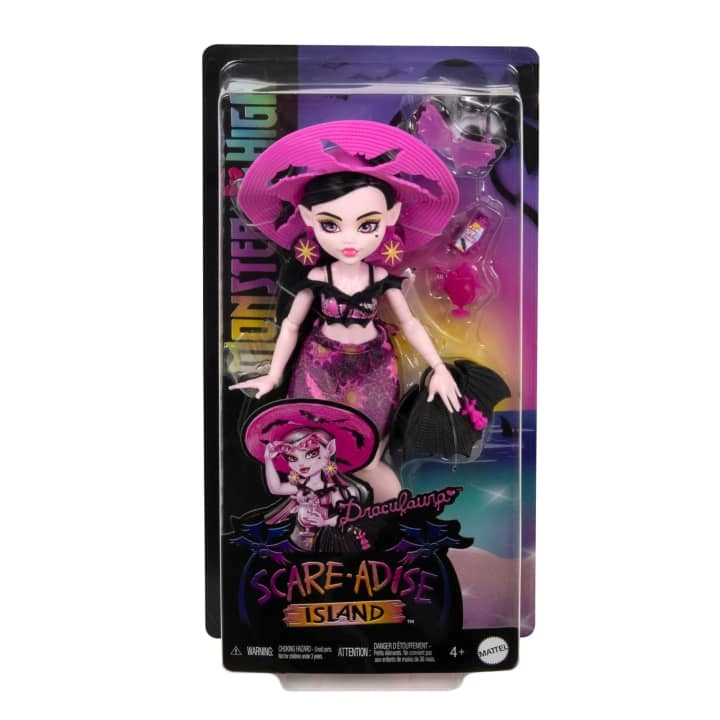 Draculaura Doll - Scare-adise Island Ages 4+