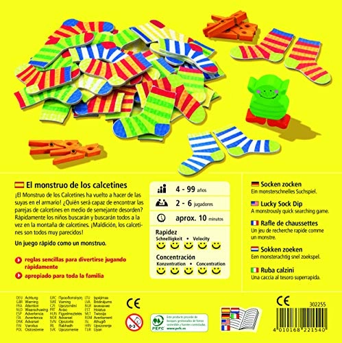 Sock Monster ESP - 4 years and up