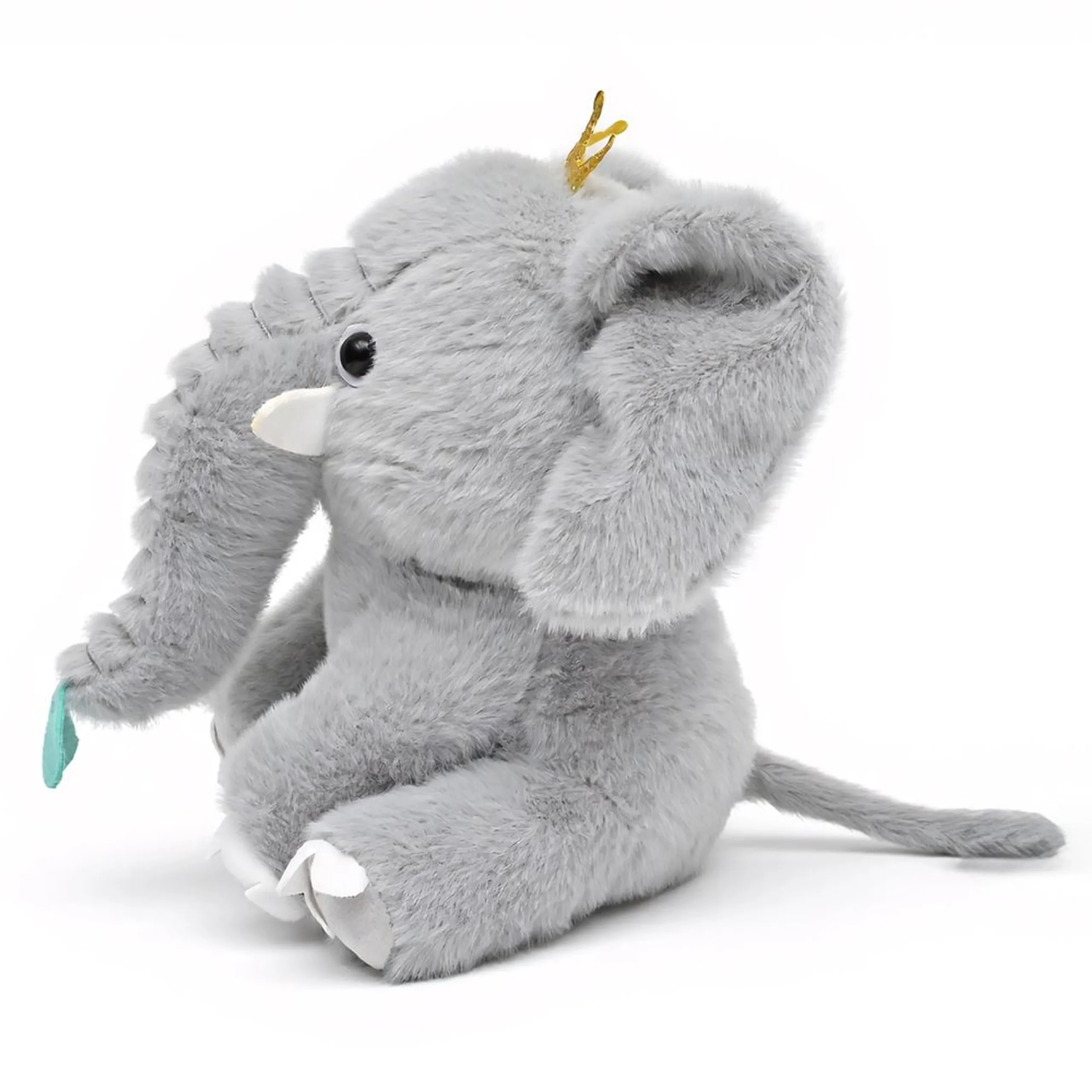 Elephant Plush Soft Toy - 22 cm Grey