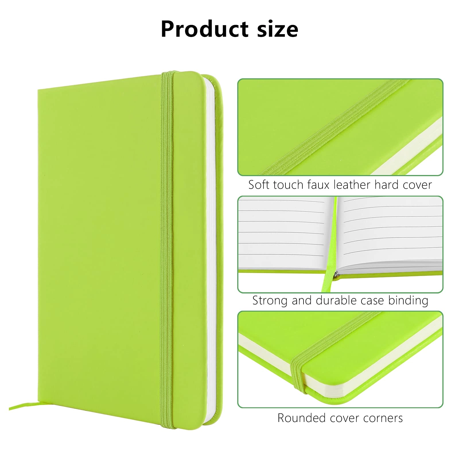 Notebook A6 Hardcover - Lined 80 Sheets