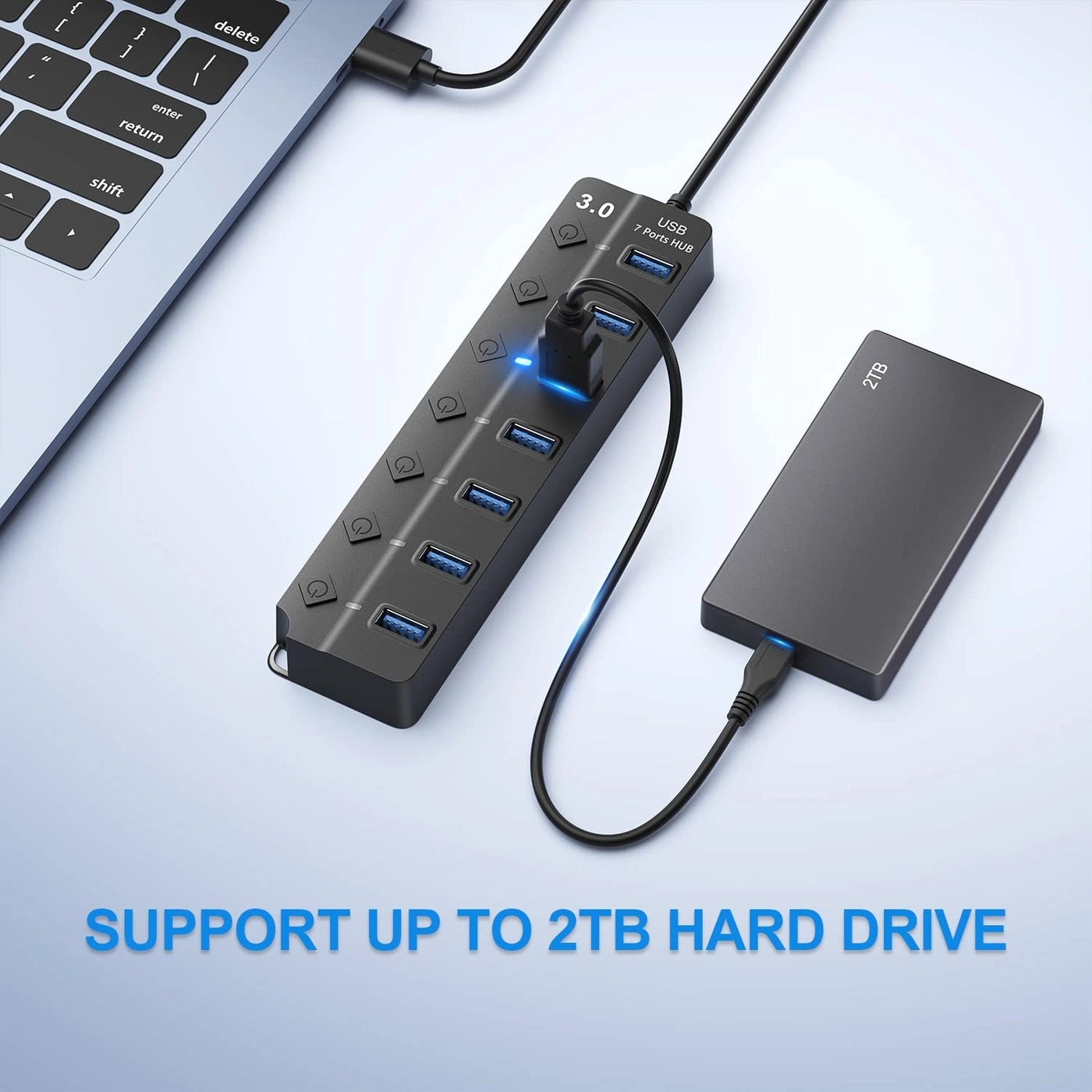 7-Port USB Hub - PC