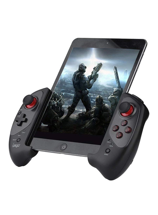 PG-9083 Retractable Bluetooth Gamepad - Black/Red Steam