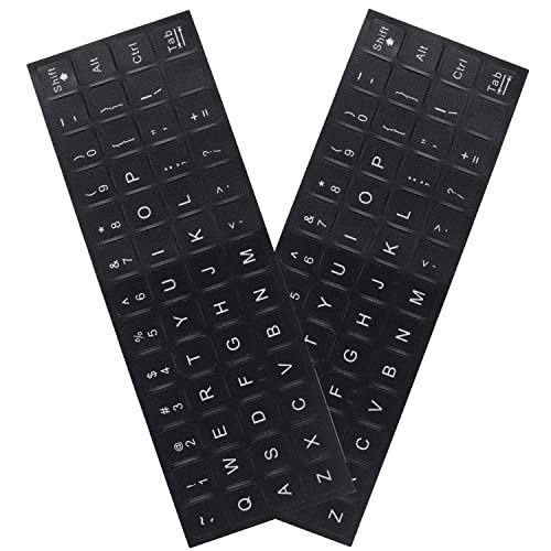 Universal English Keyboard Stickers - Wireless
