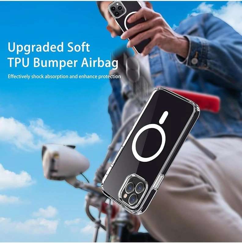 Magsafe Case + Screen Protector - TPU+PC+Magnet for iPhone 12 Pro Max