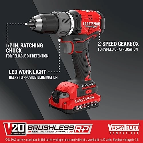 RP+ Cordless Drill/Driver - 2 Amp Hours 20.0 Kit