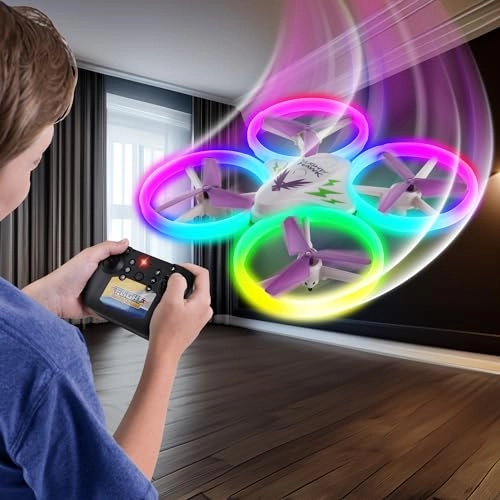 Fight Machines LightHawk Quadcopter - Altitude Hold Obstacle Avoidance LED Light Show