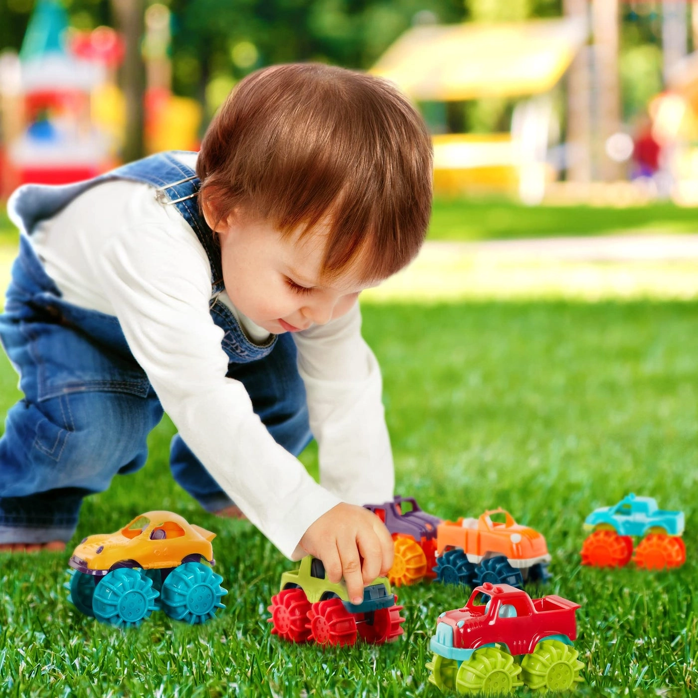 Mini Monster Trucks - 6pcs