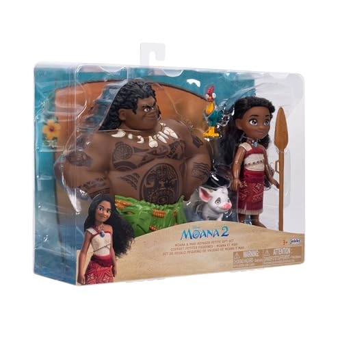 Moana Doll + Maui Doll + Pua Doll + Heihei Doll