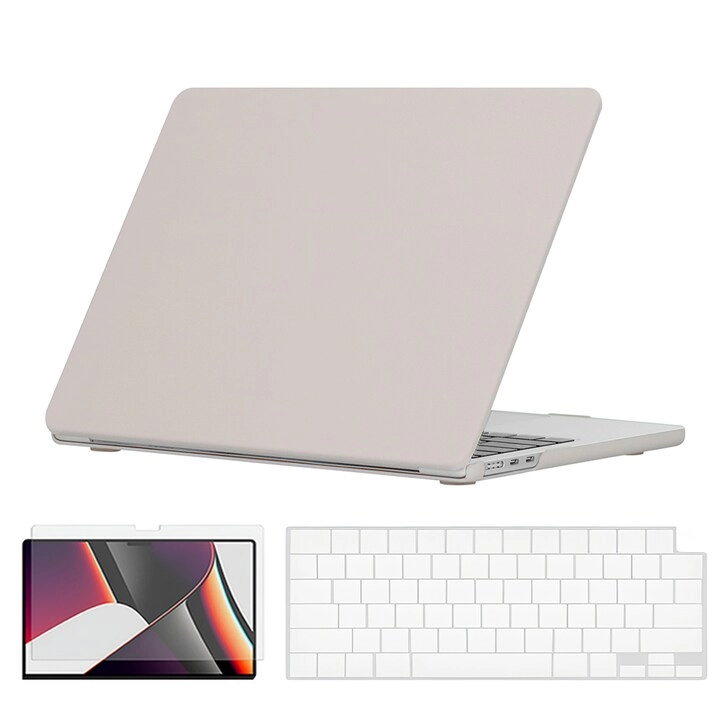 O Ozone Candy Case for MacBook Pro 16-Inch (2021-2024) - Hard shell Bundle