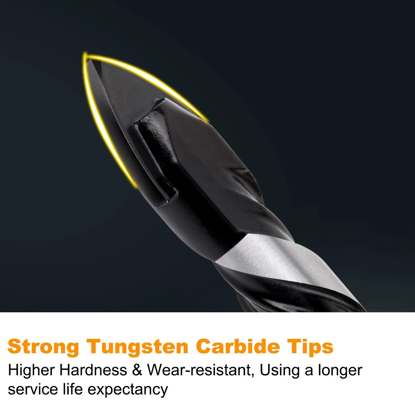 Masonry Drill Bit Set - Carbide 10PCS 1/4"