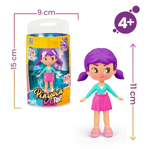 Articulated figure - 11cm Purple Ages 4+