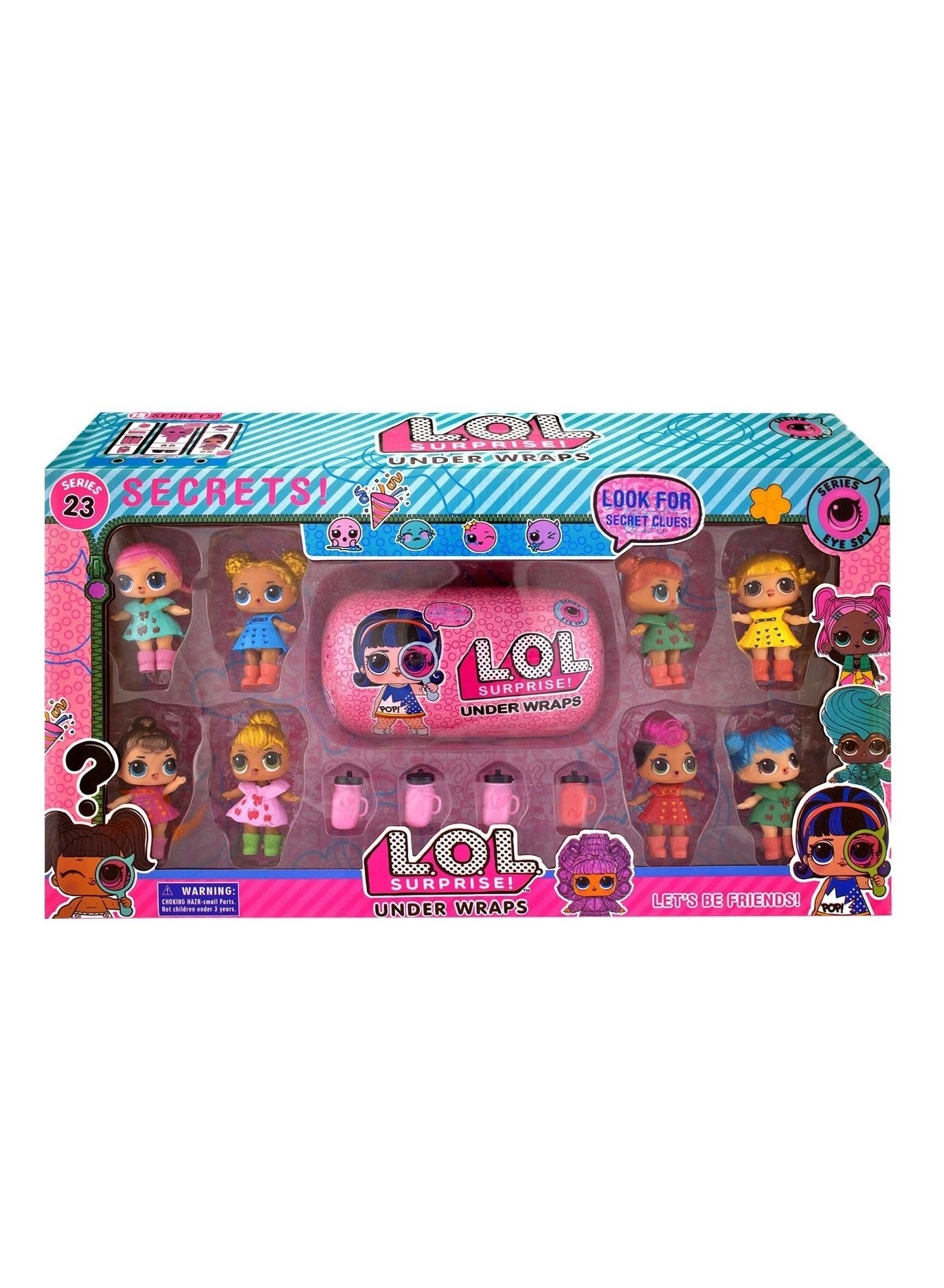 MGA Entertainment Under Wrap - 8 Multi Colour Dolls