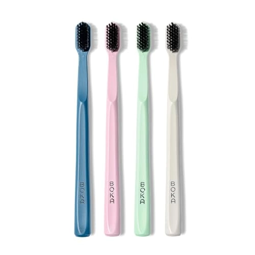 BOKA Classic Manual Toothbrush - Extra Soft 4-Piece Pack