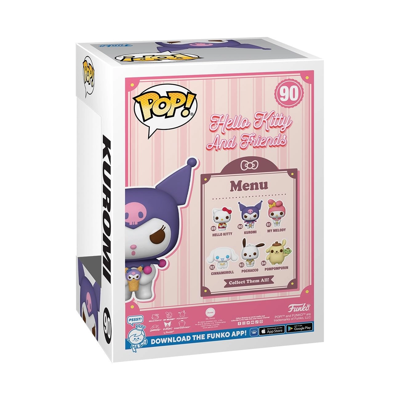 Kuromi - Hello Kitty And Friends (9.65 cm) (889698888608)