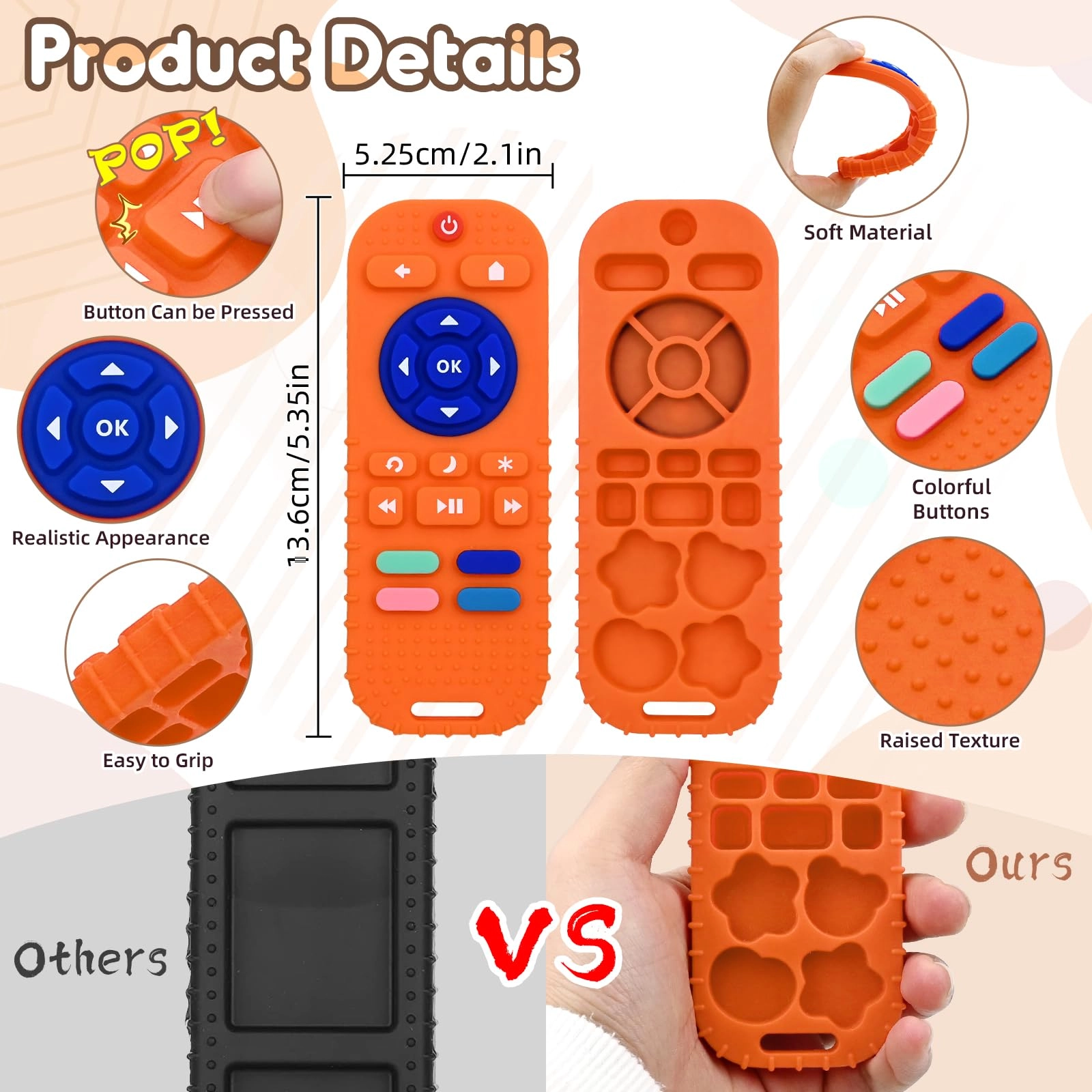 Remote Control Teether - Silicone