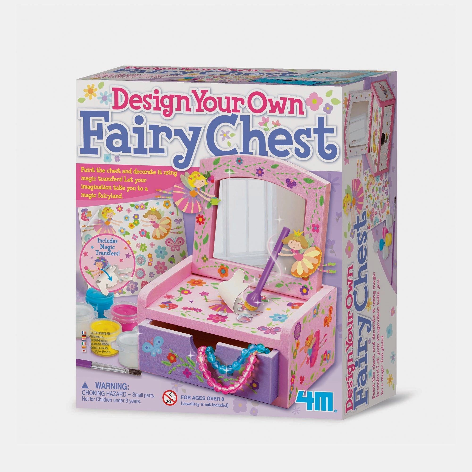 4M Paint Your Own Fairy Mirror Chest - 3+ years