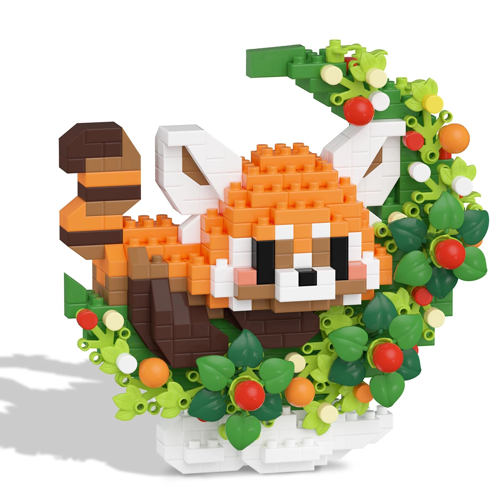 Scosloo Animals Building Block Sets - Brown Panda 498pcs Animal