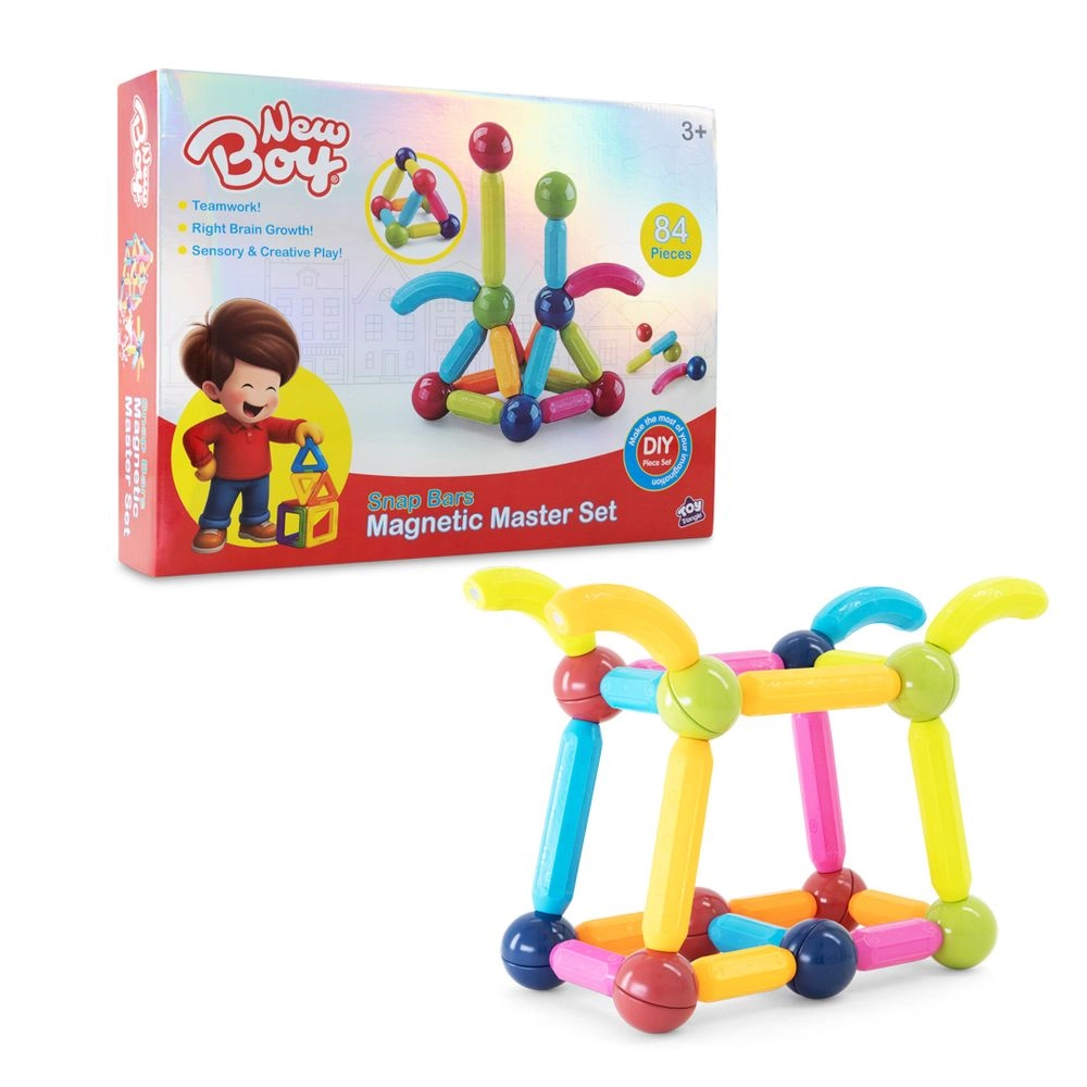 New Boy Snap Bars Magnetic Masters - 84 pcs
