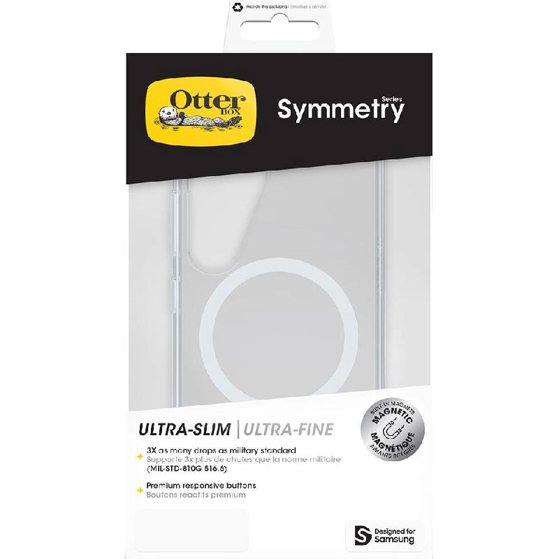 Symmetry Magnetic Back Cover Mobile Case with MagSafe for Samsung Galaxy S25 Ultra
