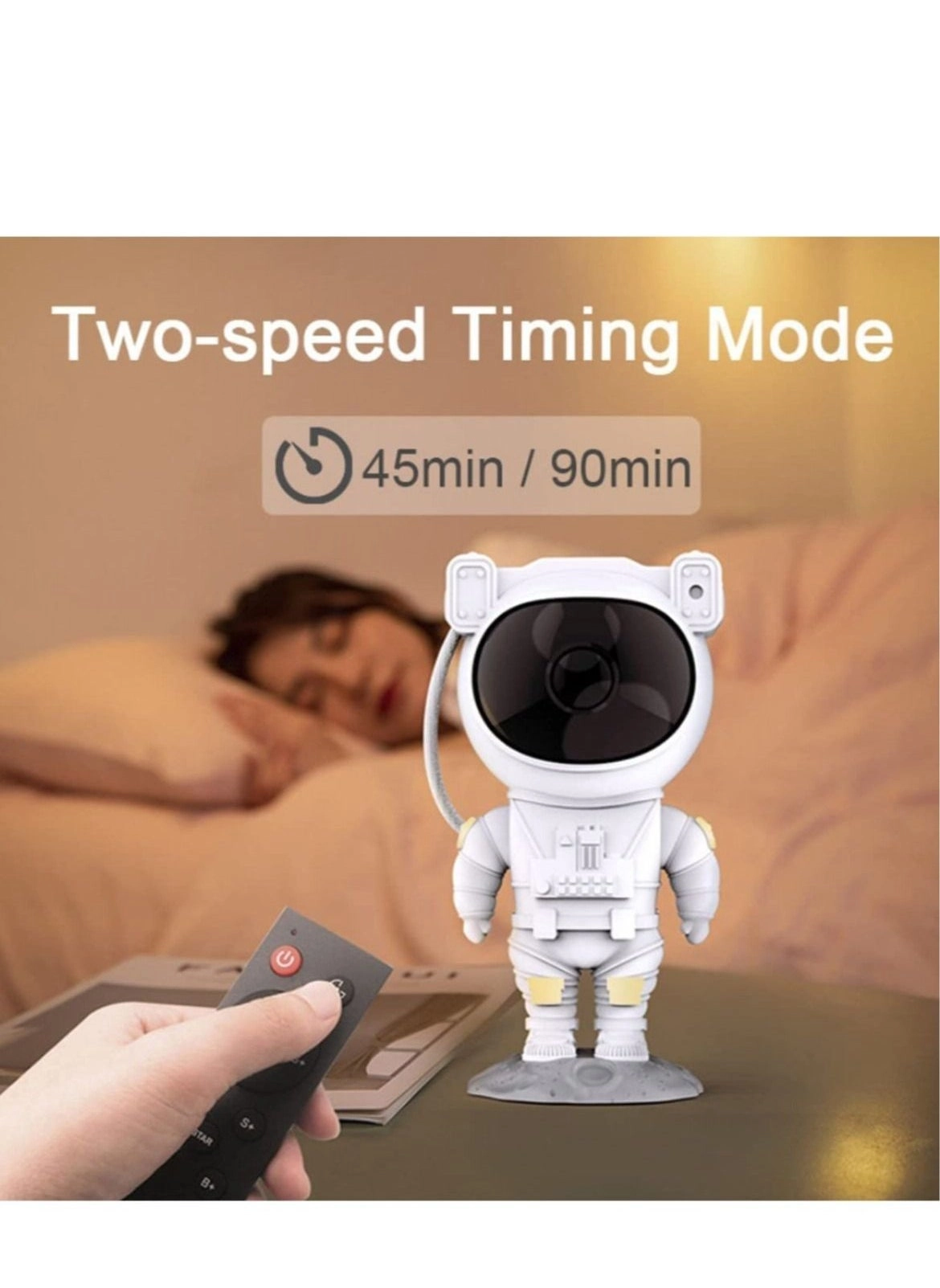 DFG-652 - Astronaut Nebula Projector 360° Adjustable Remote Control