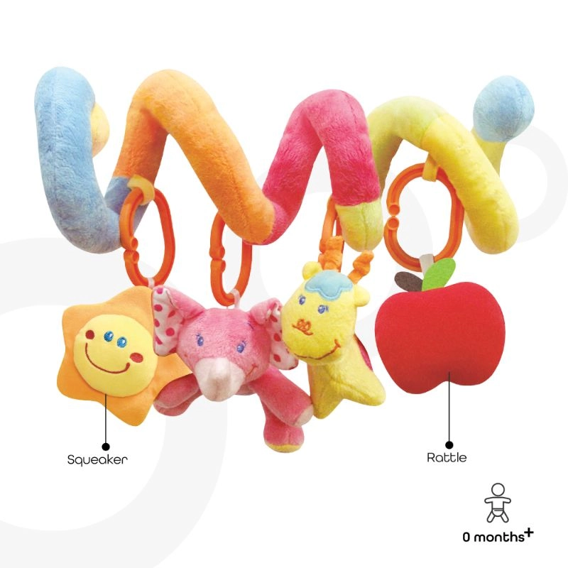 Spiral Activity Hanging Bee Toys - 0 months & above