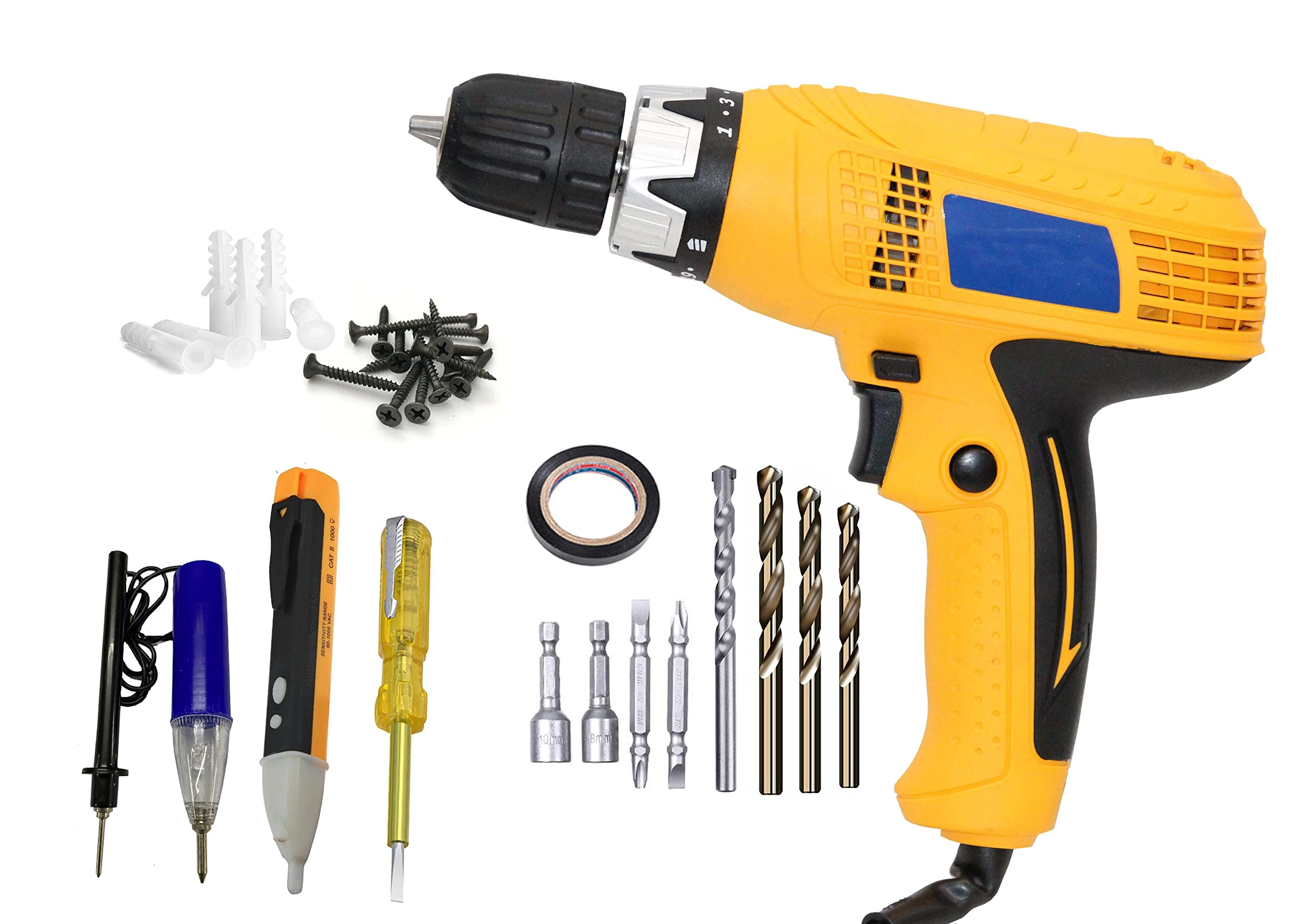 Electric Reversible Screw Driver Drill Machine