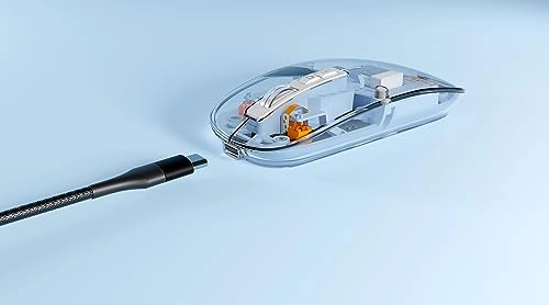 MXM-T901 Transparent Mouse - Wireless