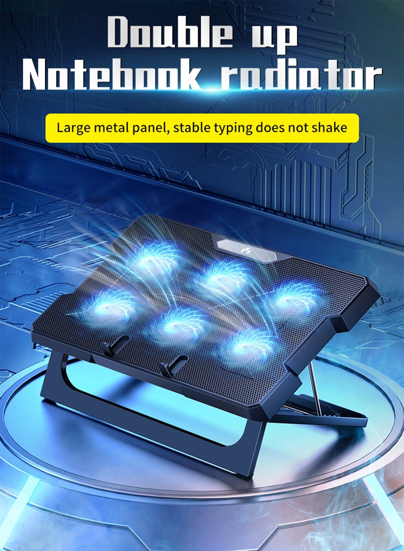 laptop cooling pad - 6 fans 18 inch