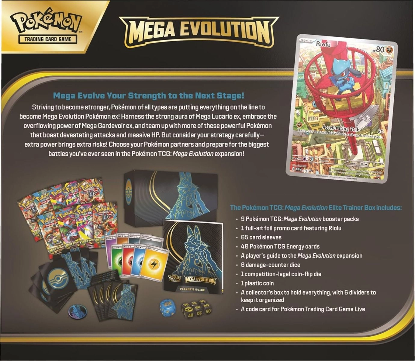 Mega Evolution Elite Trainer Box - 9 booster packs English-language