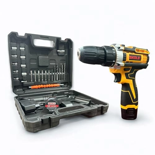 Professional 12V Cordless Drill Driver - 1500mAh