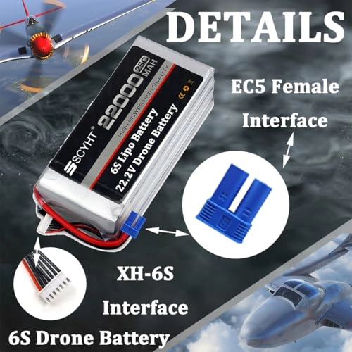 Lipo Battery 6S - 22.2V 22000mAh 30C