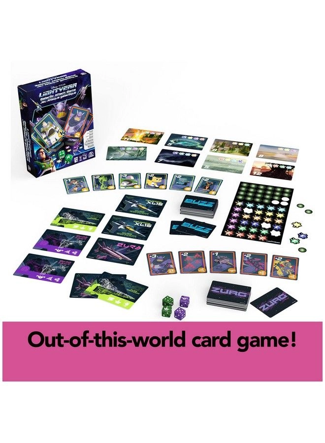 Lightyear Galactic Attack - Card Dice Game